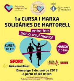 L’Hospital Sagrat Cor organitza la 1a Cursa i Marxa Solidàries de Martorell en defensa de la salut mental