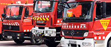 Una dona resulta ferida lleument per inhalació de fum en un foc d'habitatge a Sant Just Desvern