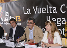 Manuel Reyes, Javier Guillén y Margaret Manzano
