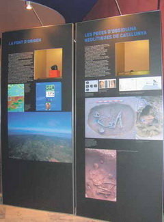 El Museu de Gavà acull una exposició única de peces d’obsidiana d’època neolítica