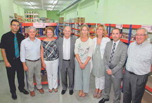 Inaugurada la botiga de distribució solidària d’aliments