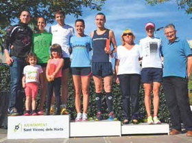 Andreu Simón i Raquel Parrado, del Club Atlètic Sant Vicenç, guanyen la 5a Cursa de 10 km