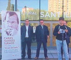 L’Ajuntament dedica una plaça a Carles Navales, ‘el noi del vidre’