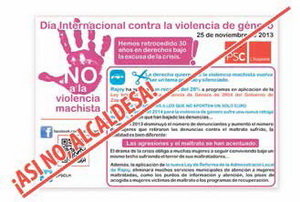 El PP de L’Hospitalet acusa a Núria Marín de traficar con el dolor que causa la violencia de género