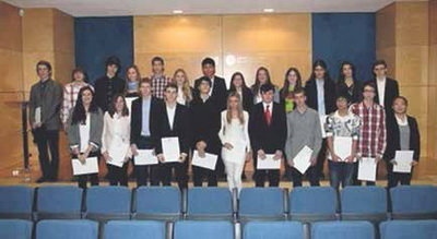 Entrega de les beques CiMs-CELLEX als alumnes de la UPC