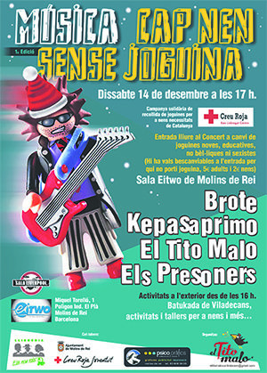 Primer Festival de música per la Recollida de joguines per nens 
