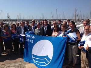 Gava Mar i les altres 88 platges de Catalunya reben la Bandera Blava com a distintiu d’excel•lència