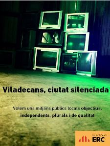 ERC-Viladecans engega avui una campanya sota el lema: Viladecans, ciutat silenciada