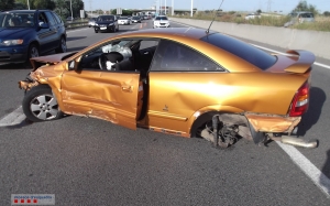 Té un accident i denuncia el robatori del seu propi vehicle