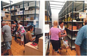 Per la botiga solidària passen, cada mes, 600 famílies sense recursos | B. Fontseré