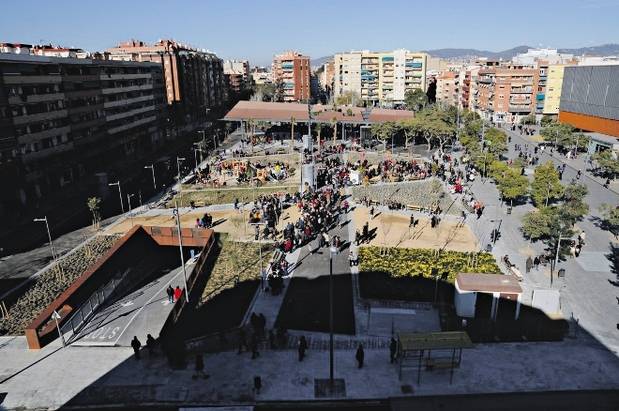 El Prat resucita la Plaza Catalunya