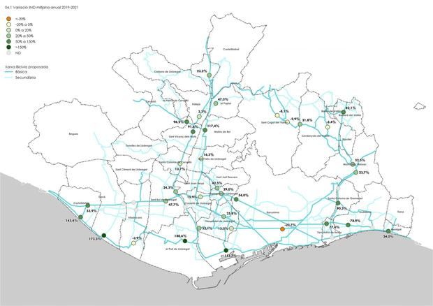 Aumenta un 49% el uso de bicicletas y patinetes en el área metropolitana