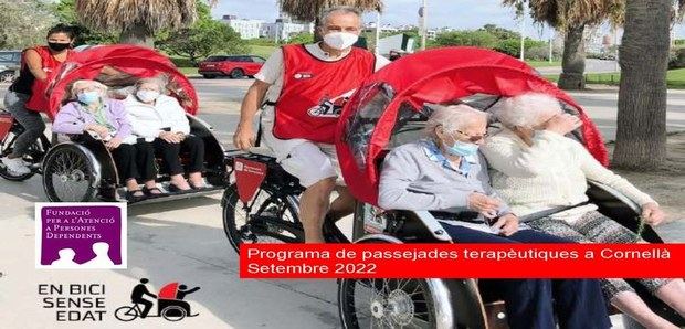 Las personas mayores podrán disfrutar de paseos en bicicleta con la iniciativa “En Bici Sense Edat”