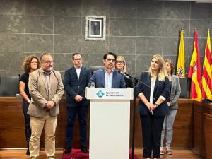 Manu Reyes, alcalde de Castelldefels, denuncia la "complicada" situación financiera del municipio