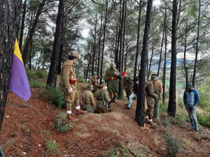 Abrera conmemora los 83 años de las trincheras construidas en el bosque de Sant Miquel