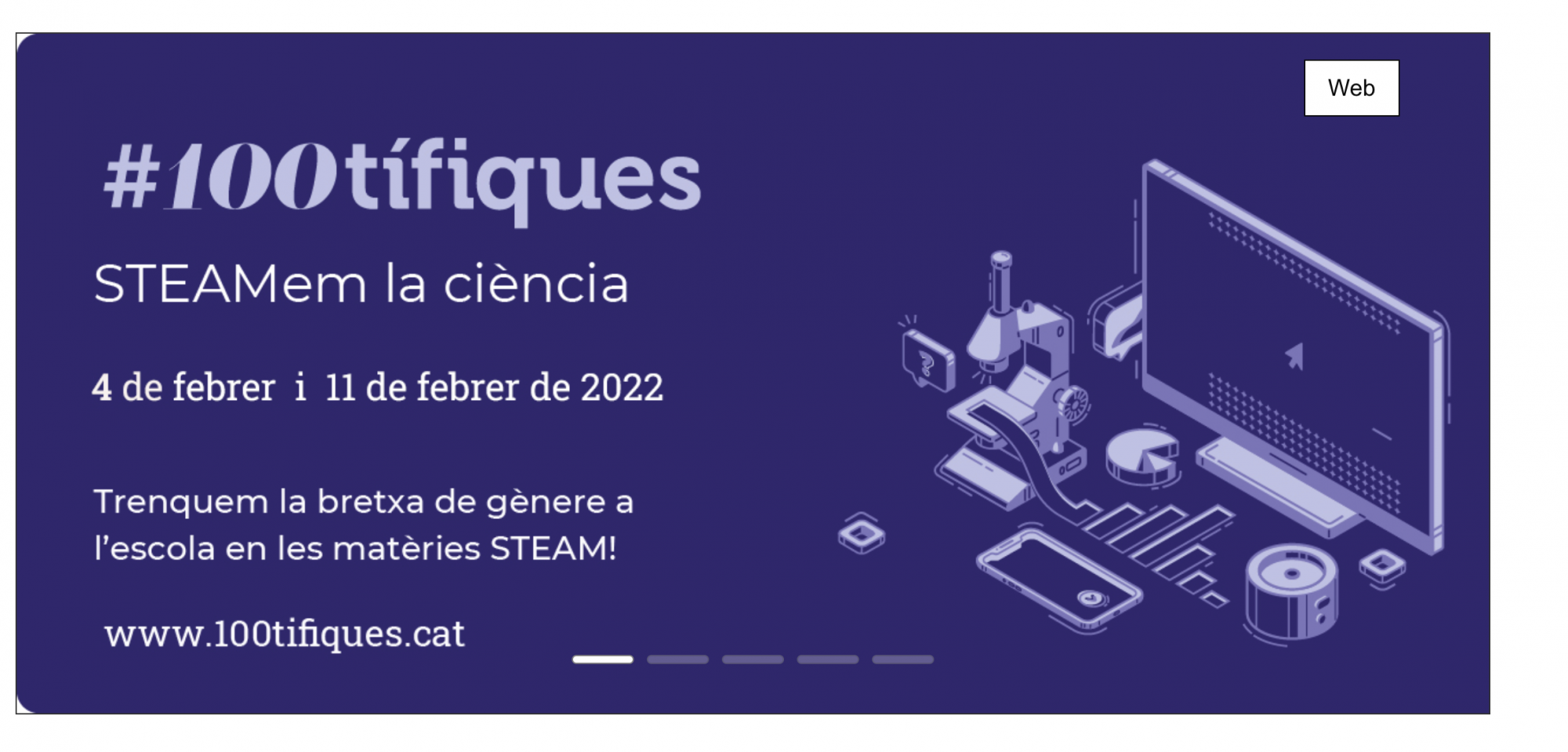 Viladecans apuesta por las científicas con el programa #100tífiques. STEAMem