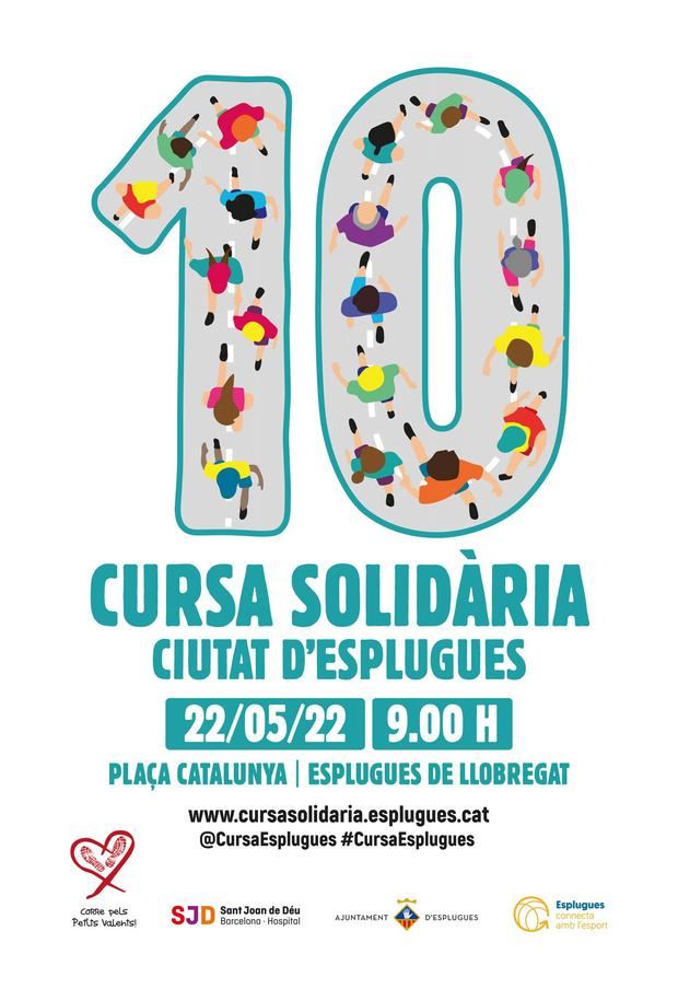 Esplugues celebra el 10º aniversario de la Cursa Solidaria con una apuesta por la inclusión y el medio ambiente