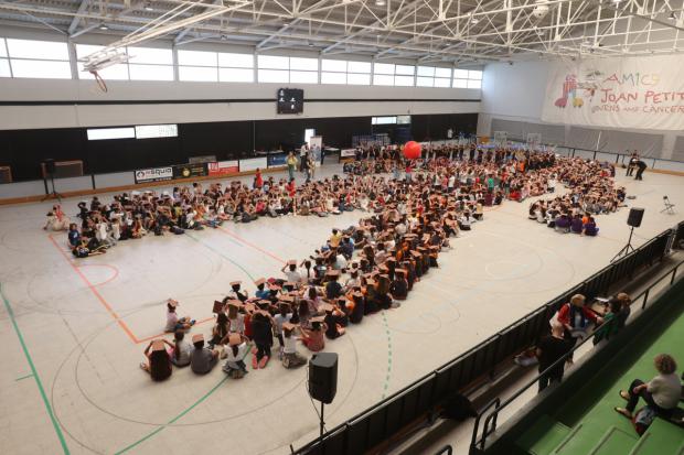 Interior del Polideportivo Municipal de Molins de Rei