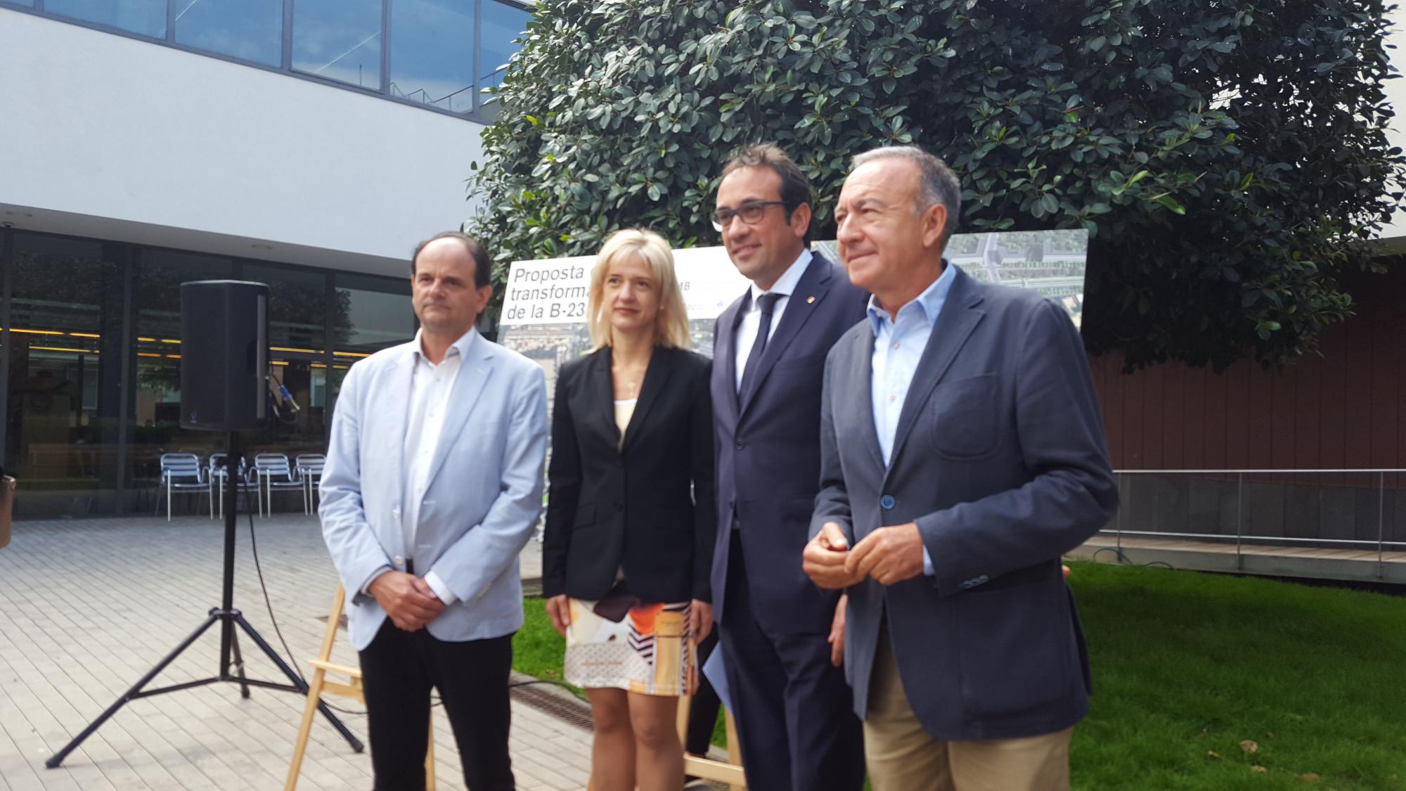 Generalitat, Àrea Metropolitana i ajuntaments reclamen a Foment el traspàs de la B-23 i 17 milions d’euros per desbloquejar la seva remodelació