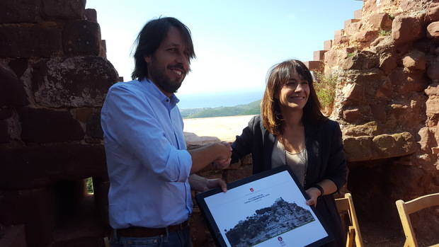 Gavà i Diputació de Barcelona fixen el punt de partida de la recuperació del Castell d’Eramprunyà