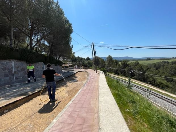 Comienzan la última fase de las obras de la calle Carrilet de Sant Esteve Sesrovires