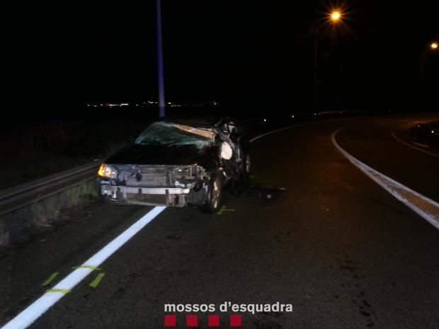 Detenido el conductor de un camión que huyó tras un accidente con un herido grave en la B-204 de Sant Boi