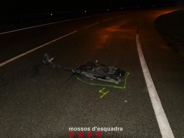 Detenido el conductor de un camión que huyó tras un accidente con un herido grave en la B-204 de Sant Boi