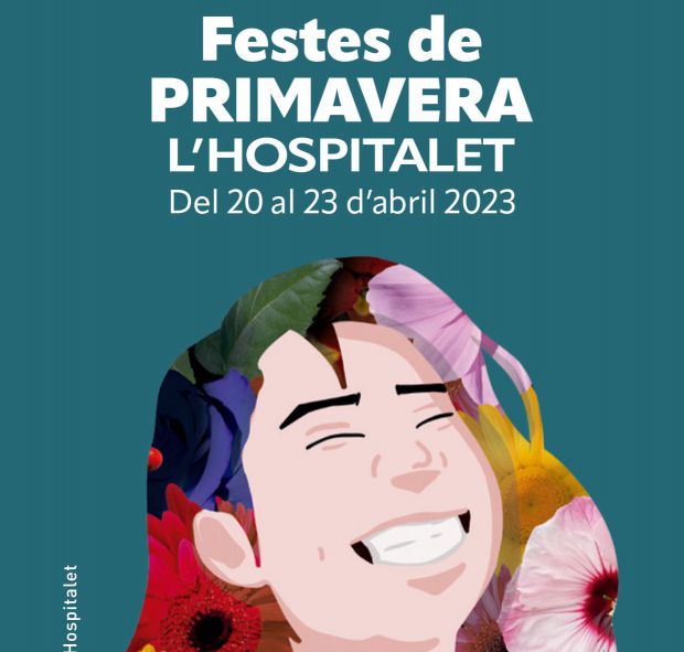 Cartel promocional de las Fiestas de Primavera 2023 de L'Hospitalet de Llobregat