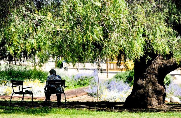 Uno de los refugios climáticos habilitados por el AMB