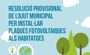 Sant Vicenç dels Horts otorga 100.000 € en subvenciones para la instalación de placas fotovoltaicas