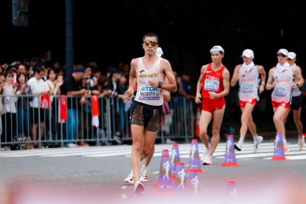 L'atleta baixllobregatí en un instant de la competició al recent Mundial de Tòquio (20-09-2025)
