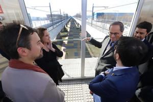 En marcha la nueva estación de metro de Zona Franca