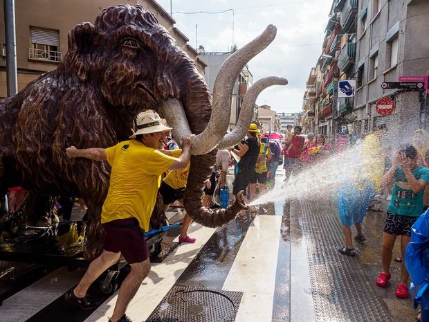 En la imagen, la fiesta de la Mamullada, que forma parte del programa de Fiesta Mayor.