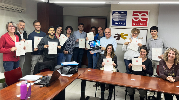 Alumnos del curso de formación