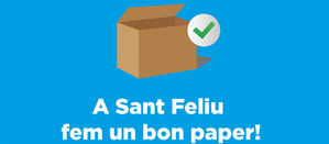 Sant Feliu estrena la nueva campaña “A Sant Feliu fem un bon paper”