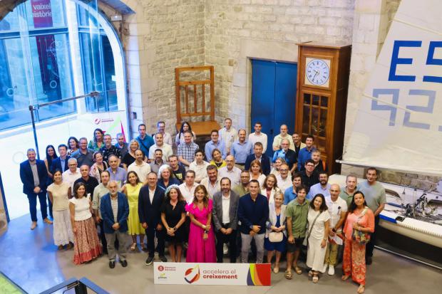 Empresas participantes en el acto de clausura de la 12.ª edición de 'Accelera el creixement'