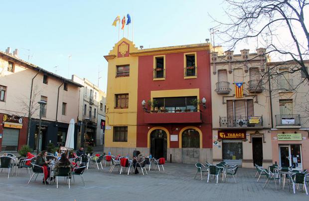 El edificio del Ayuntamiento de Molins de Rei.