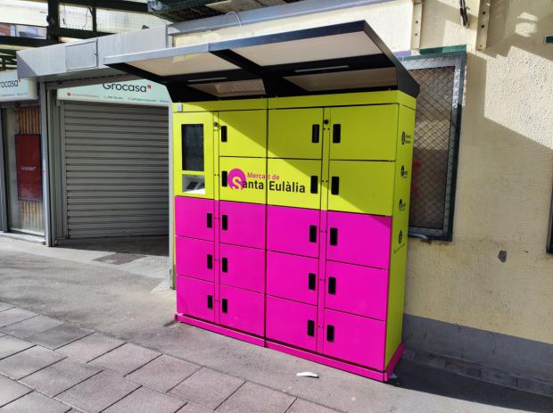 Las compras en el Mercat de Santa Eulàlia pueden recogerse a cualquier hora de esta forma