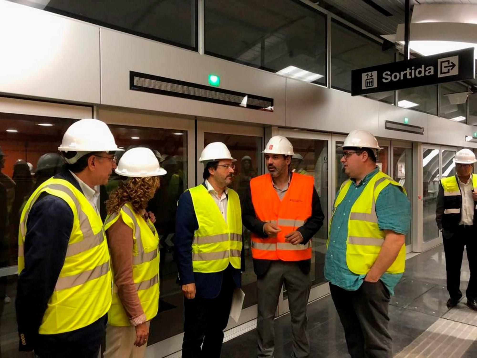 La estación de la Ciudad de la Justicia de la L10 de metro no entrará en funcionamiento hasta noviembre