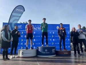 Dos corredores de L'Hospitalet Atletisme se suben al podio en un campeonato de Cataluña