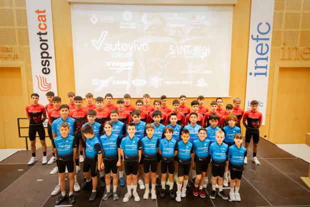 El Club Ciclista Sant Boi presenta sus equipos para conquistar la temporada 2024