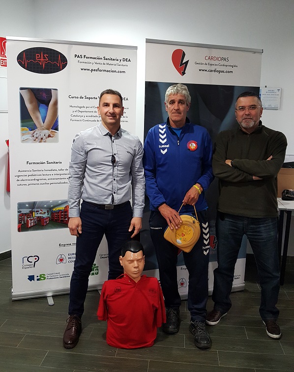 El Club Deportivo Marianao Poblet suma sus instalaciones a los espacios cardioprotegidos de Sant Boi