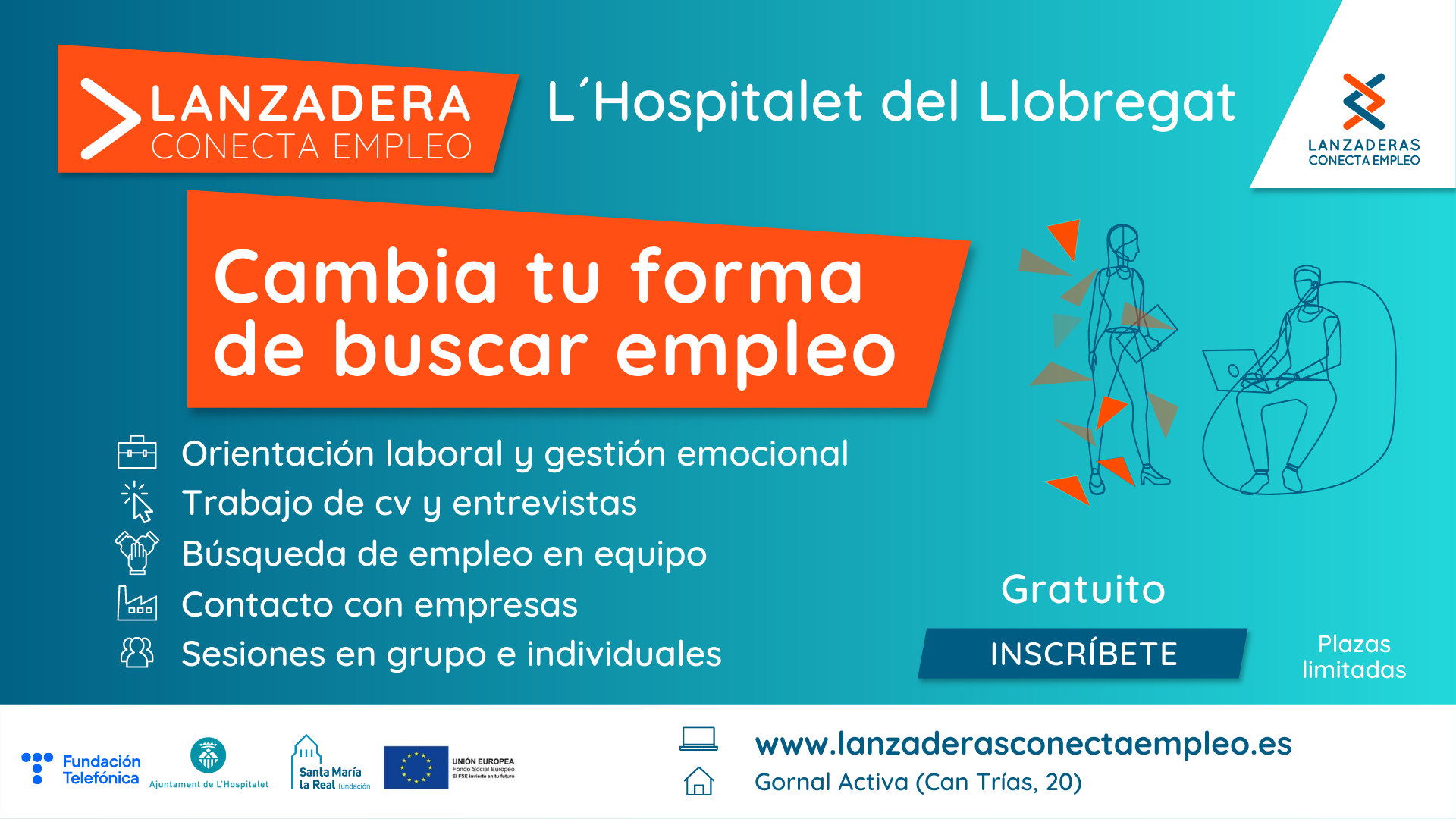 Lanzadera de ocupación en L'Hospitalet de Llobregat