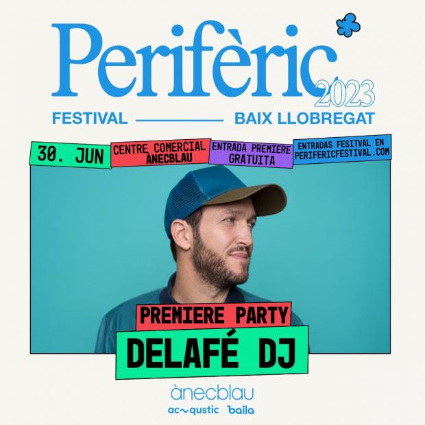 Cartel de la Premiere Party del Festival Perifèric 2023.