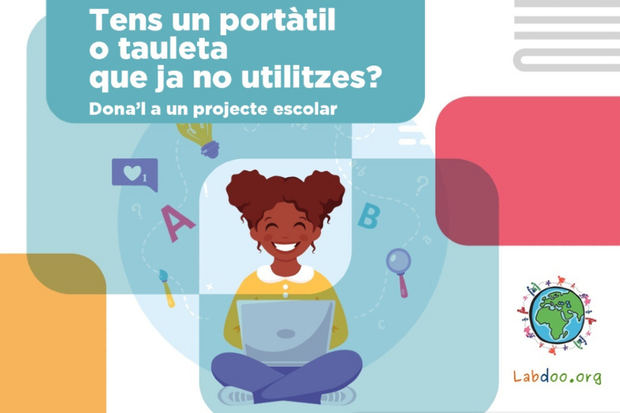 Begues se une a la campaña de recogida de portátiles y tablets para las escuelas sin recursos