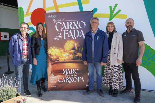 Evento de presentacion de la edicion 21ª de la Carxofada de Sant Boi de Llobregat (Foto: Aj. de Sant Boi de Llobregat)