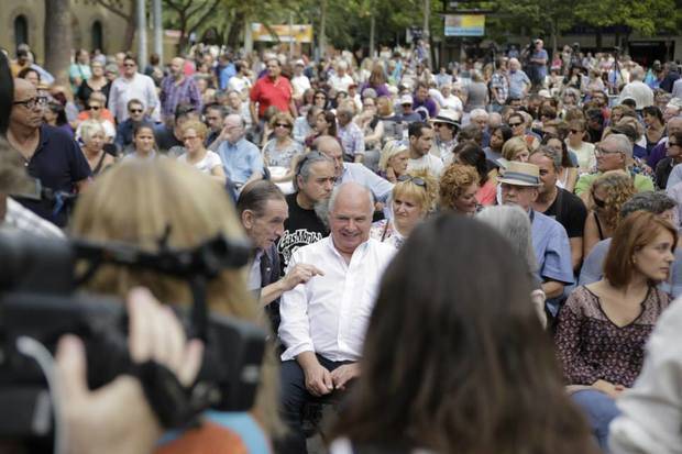 Rabell pasó ayer por Castelldefels, ciudad gobernada por ICV