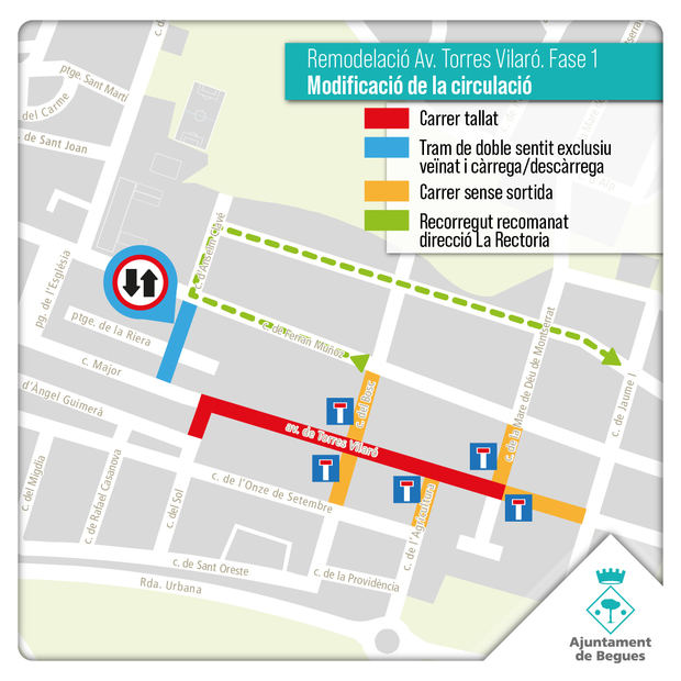 El inicio de las obras de la avenida Torres Vilaró afecta a la circulación de los vehículos