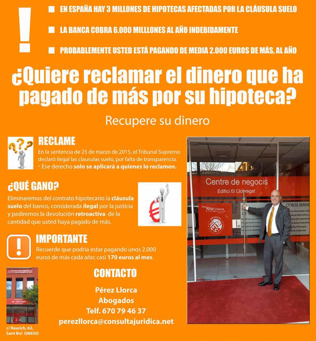Recupere el dinero que ha pagado de más por su hipoteca