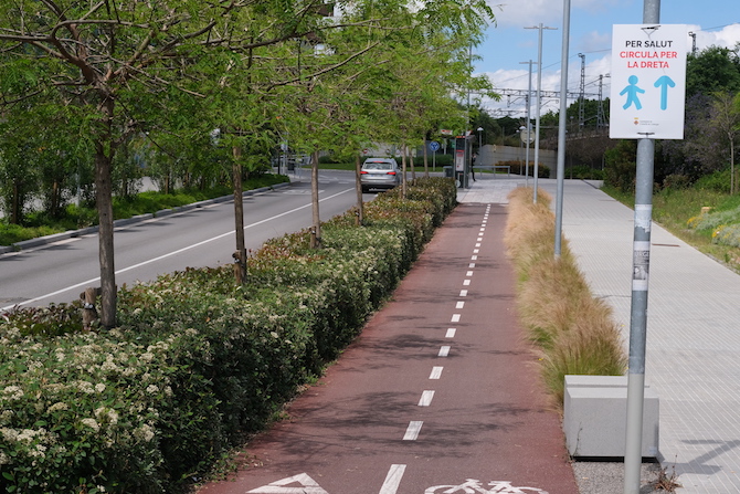Cornellà s’esponja a la desescalada amb 3.100 metres quadrats per a vianants i 21 kilòmetres per a bicis